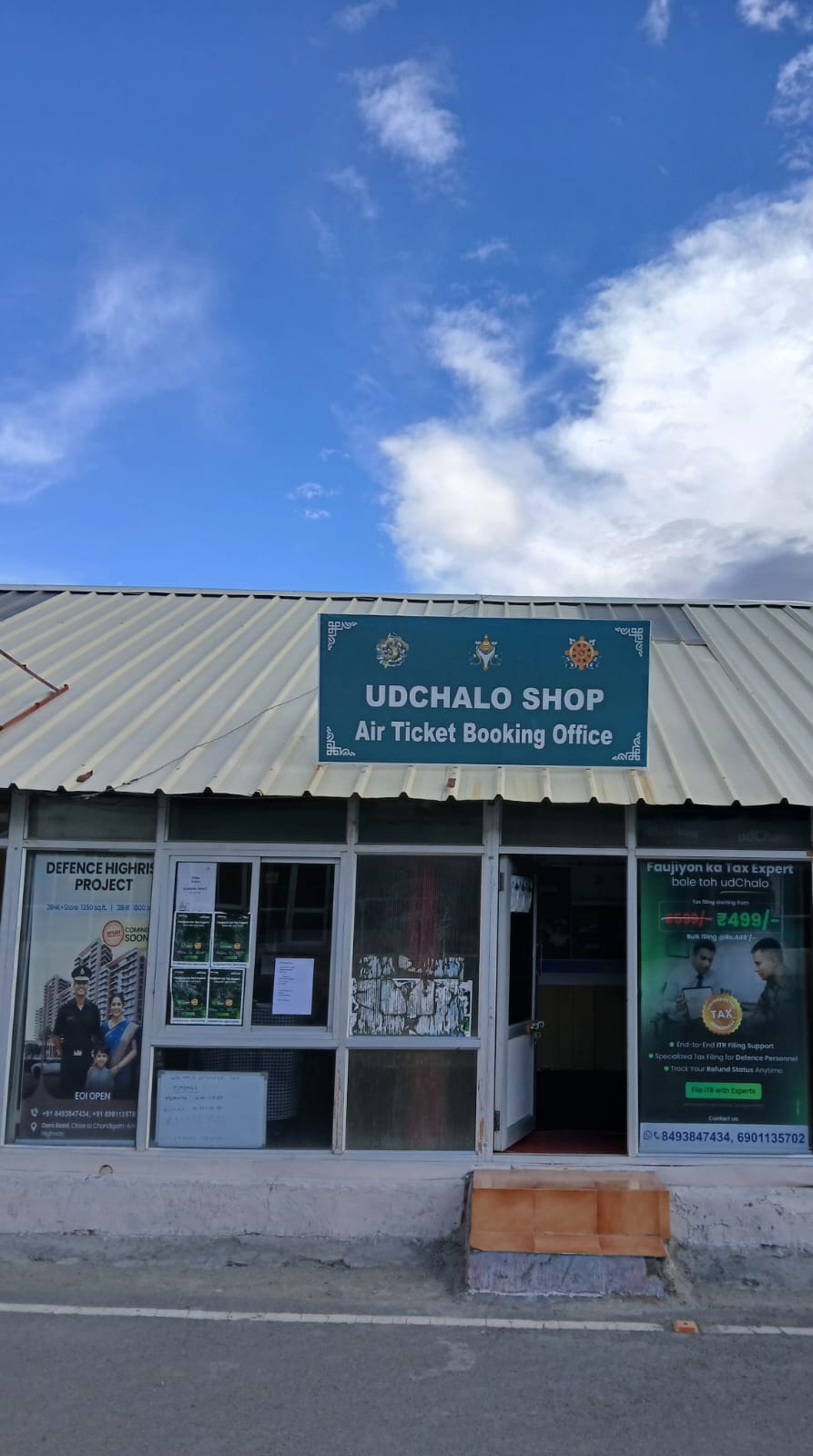 The udChalo booking office at Leh