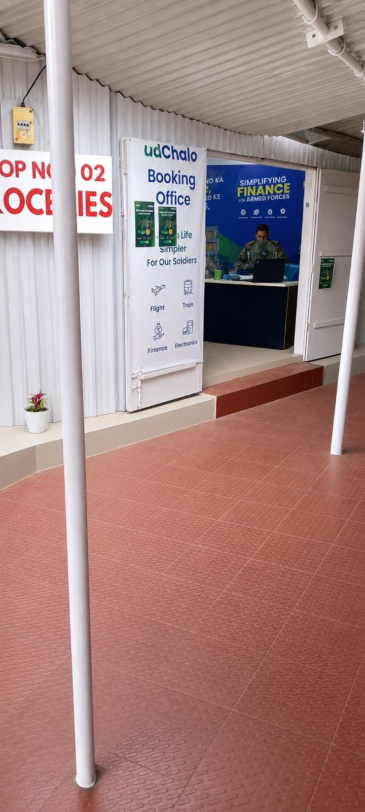 The udChalo booking office at Leimakhong