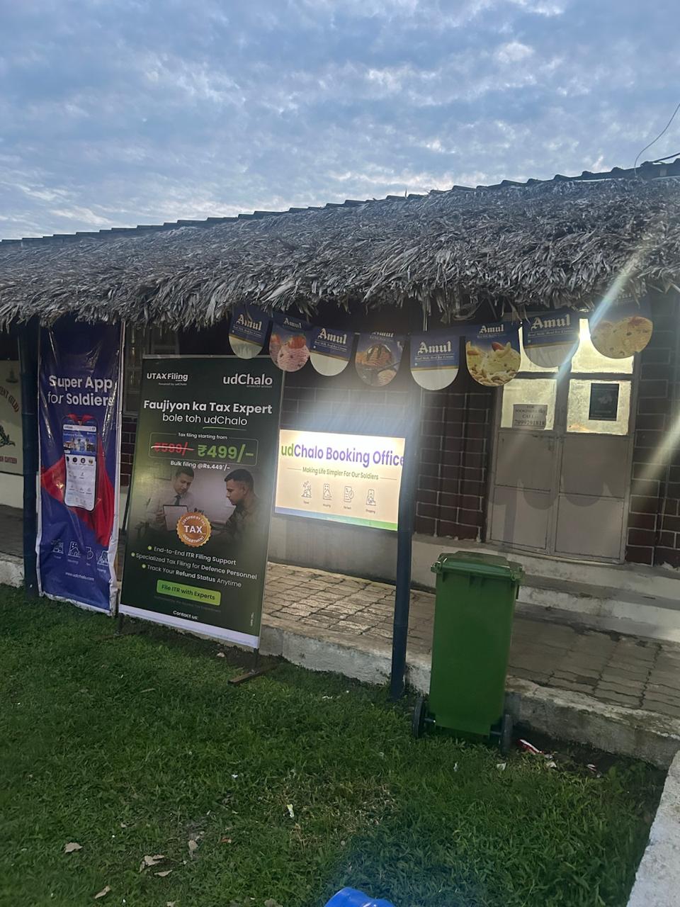 The udChalo booking office at Pasighat