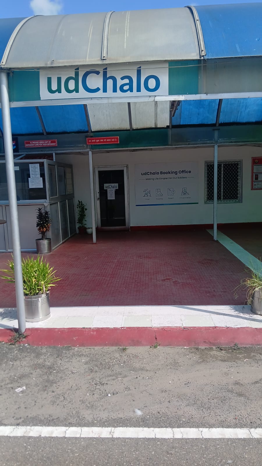 The udChalo booking office at Udhampur