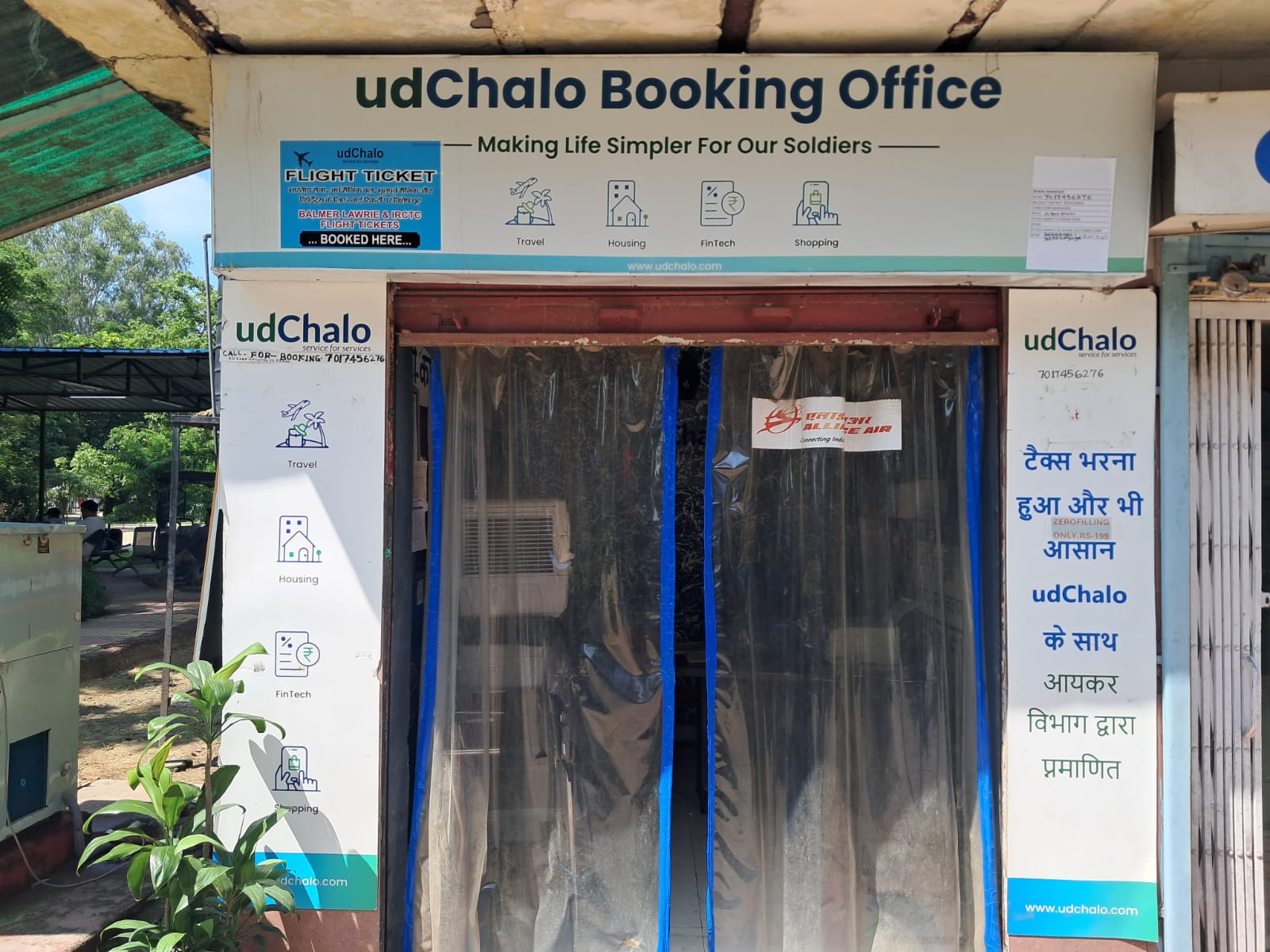 The udChalo booking office at Meerut